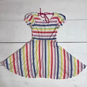 Omi Jo Rainbow Striped Dancer Dress Size 6